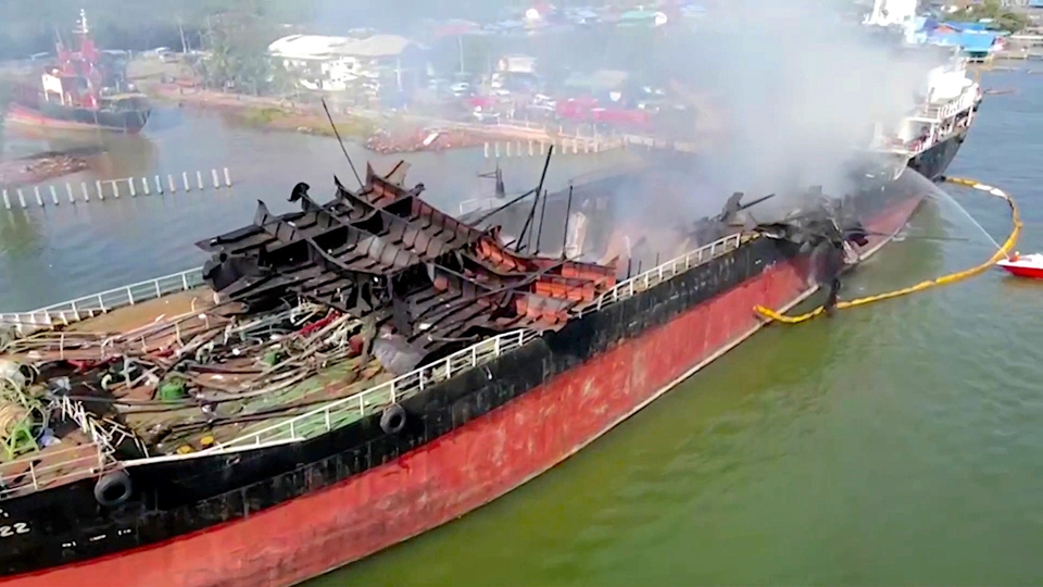 Oil Tanker Explodes in Thailand TaiwanPlus